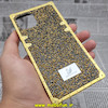 قاب گوشی iPhone 13 آیفون صندوقی اورجینال شاین نگین سواروسکی پلاک آینه ای طلایی کد 234