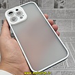 قاب گوشی iPhone 13 Pro Max آیفون طرح پشت مات دور سیلیکونی محافظ لنز دار سبز کد 223