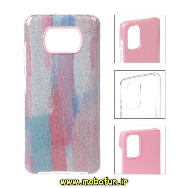 قاب گوشی Poco X3 NFC - Poco X3 Pro شیائومی طرح ژله ای طرح دار آبرنگی اکلیلی کد 864