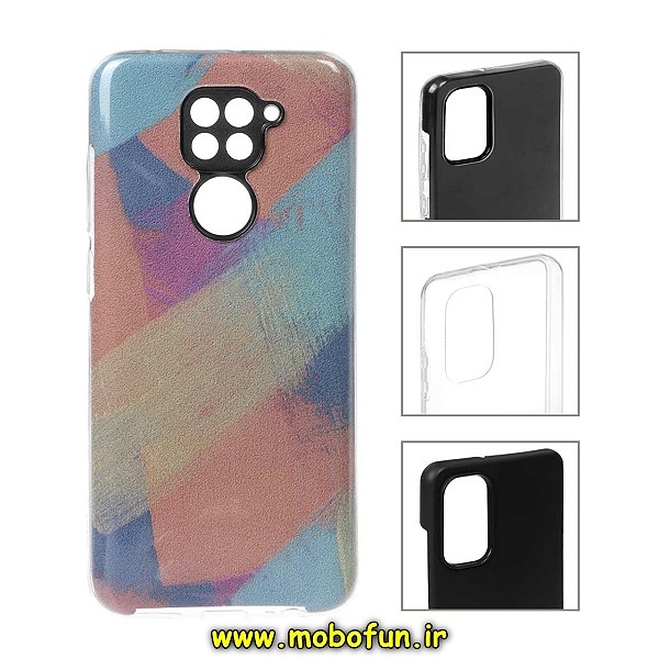 قاب گوشی Redmi Note 9 شیائومی طرح ژله ای طرح دار آبرنگی اکلیلی محافظ لنزدار کد 337