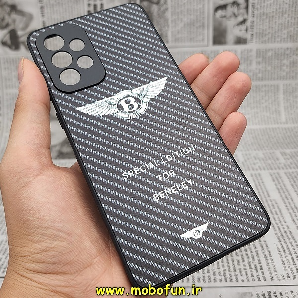 قاب گوشی Galaxy A33 5G سامسونگ طرح کربن ماشینی بنلی BENELEY محافظ لنز دار مشکی کد 118