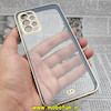 قاب گوشی Galaxy A13 4G سامسونگ طرح الکتروپلیتینگ ژله ای شفاف اورجینال یونیک کیس Unique Case محافظ لنز دار سرمه ای کد 181