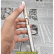 قاب گوشی Galaxy A13 4G سامسونگ طرح الکتروپلیتینگ ژله ای شفاف اورجینال یونیک کیس Unique Case محافظ لنز دار سفید کد 182