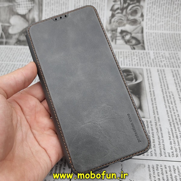 کیف گوشی موبایل Galaxy A20S سامسونگ کلاسوری اورجینال دادوو Dadoo مدل SPORT 2023 خاکستری کد 439