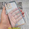 قاب گوشی Galaxy A33 5G سامسونگ طرح الکتروپلیتینگ ژله ای شفاف اورجینال یونیک کیس Unique Case محافظ لنز دار سرمه ای کد 147