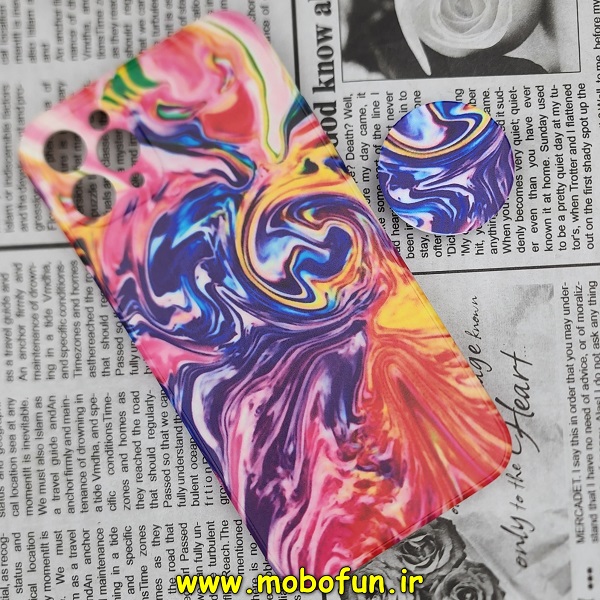 قاب گوشی iPhone 11 Pro Max آیفون ژله ای فانتزی طرح آبرنگی پاپ سوکت دار محافظ لنز دار کد 339