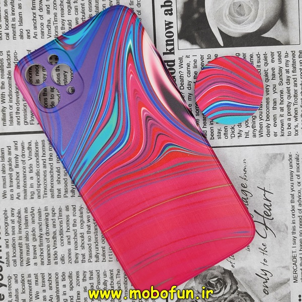 قاب گوشی iPhone 11 Pro Max آیفون ژله ای فانتزی طرح آبرنگی پاپ سوکت دار محافظ لنز دار کد 342