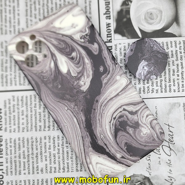 قاب گوشی iPhone 11 Pro Max آیفون ژله ای فانتزی طرح آبرنگی پاپ سوکت دار محافظ لنز دار کد 347