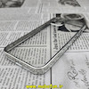 قاب گوشی iPhone 12 آیفون طرح الکتروپلیتینگ ژله ای شفاف اورجینال یونیک کیس Unique Case محافظ لنز دار نقره ای کد 577