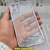 قاب گوشی iPhone 12 Pro Max آیفون طرح الکتروپلیتینگ ژله ای شفاف اورجینال یونیک کیس Unique Case محافظ لنز دار یاسی کد 380