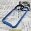 قاب گوشی iPhone 14 Pro آیفون اورجینال متال کیس Metal طرح پشت طلق شفاف دور سیلیکونی سرمه ای مشکی کد 8