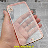قاب گوشی iPhone Xs Max آیفون طرح الکتروپلیتینگ ژله ای شفاف اورجینال یونیک کیس Unique Case محافظ لنز دار صورتی کد E42-171938