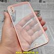 قاب گوشی iPhone Xs Max آیفون طرح الکتروپلیتینگ ژله ای شفاف اورجینال یونیک کیس Unique Case محافظ لنز دار صورتی کد E42-171938