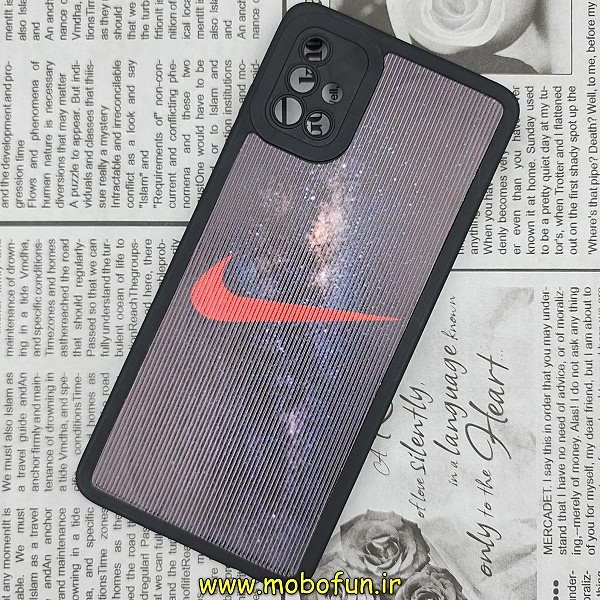 قاب گوشی Galaxy A51 سامسونگ فانتزی ژله ای چرمی طرح نایک Nike محافظ لنز دار کد 544