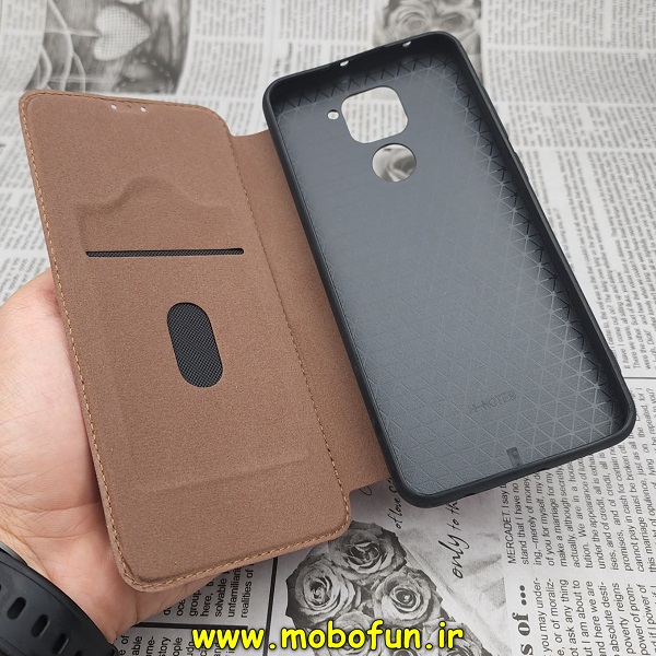 کیف گوشی موبایل Redmi Note 9 شیائومی کلاسوری اورجینال دادوو Dadoo مدل SPORT 2023 قرمز کد E18-170281