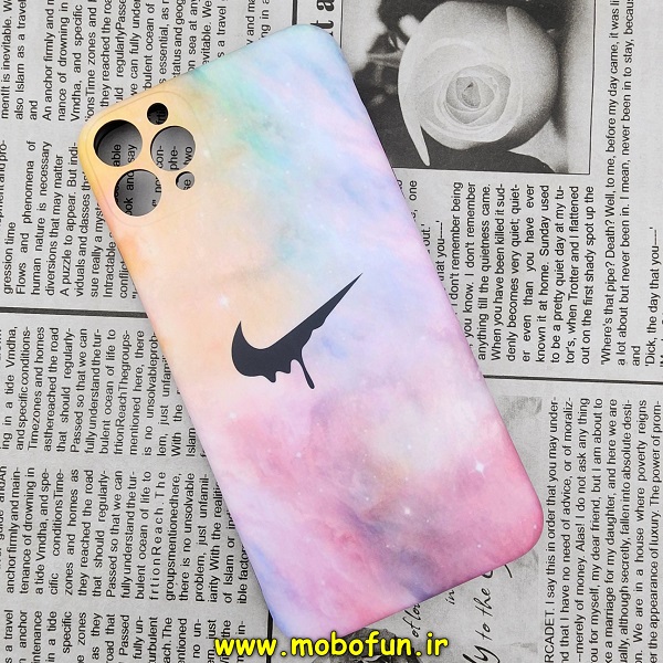 قاب گوشی iPhone 11 Pro Max آیفون ژله ای طرح دار محافظ لنز دار مات اسپرت نایکی NIKE کد 381