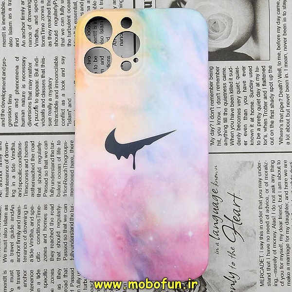 قاب گوشی iPhone 13 Pro Max آیفون ژله ای طرح دار محافظ لنز دار مات اسپرت نایکی NIKE کد 273