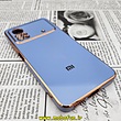 قاب گوشی Poco X4 Pro 5G شیائومی طرح ژله ای مای کیس گلد لاین دور طلایی محافظ لنز دار آبی سیرا کد 222