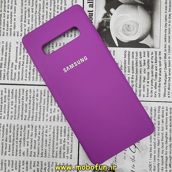 قاب گوشی Galaxy S10 Plus سامسونگ سیلیکونی اورجینال پاک کنی درجه یک زیربسته بنفش کد 71