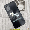 قاب گوشی Galaxy A02S - Galaxy A03S سامسونگ لیزری محافظ لنز دار دور سیلیکونی طرح کارل لاجرفلد KARL LAGERFELD کد 255