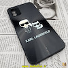 قاب گوشی Galaxy A02S - Galaxy A03S سامسونگ لیزری محافظ لنز دار دور سیلیکونی طرح کارل لاجرفلد KARL LAGERFELD کد 255