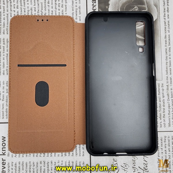 کیف گوشی موبایل Galaxy A7 2018 / A750 کلاسوری اورجینال دادوو Dadoo مدل SPORT 2023 قهوه ای تیره کد E18-170252