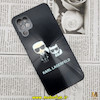 قاب گوشی Galaxy A12 سامسونگ لیزری محافظ لنز دار دور سیلیکونی طرح کارل لاجرفلد KARL LAGERFELD کد 800
