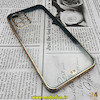 قاب گوشی Galaxy A13 4G سامسونگ طرح الکتروپلیتینگ ژله ای شفاف اورجینال یونیک کیس Unique Case محافظ لنز دار سبز کد 235