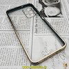 قاب گوشی Galaxy A13 4G سامسونگ طرح الکتروپلیتینگ ژله ای شفاف اورجینال یونیک کیس Unique Case محافظ لنز دار سبز کد 235