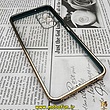 قاب گوشی Galaxy A13 4G سامسونگ طرح الکتروپلیتینگ ژله ای شفاف اورجینال یونیک کیس Unique Case محافظ لنز دار سبز کد 235