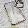 قاب گوشی Galaxy A13 4G سامسونگ طرح الکتروپلیتینگ ژله ای شفاف اورجینال یونیک کیس Unique Case محافظ لنز دار یاسی کد 236