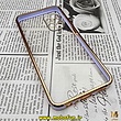 قاب گوشی Galaxy A13 4G سامسونگ طرح الکتروپلیتینگ ژله ای شفاف اورجینال یونیک کیس Unique Case محافظ لنز دار یاسی کد 236