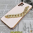 قاب گوشی Galaxy A13 4G سامسونگ طرح مای کیس گلد لاین لاکچری دستبندی کارتیر نگینی محافظ لنز دار گلبهی کد 240