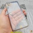 قاب گوشی Galaxy A22 5G سامسونگ طرح الکتروپلیتینگ ژله ای شفاف اورجینال یونیک کیس Unique Case محافظ لنز دار سرمه ای کد 192