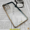 قاب گوشی Galaxy A23 4G سامسونگ طرح الکتروپلیتینگ ژله ای شفاف اورجینال یونیک کیس Unique Case محافظ لنز دار سبز کد 161
