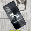 قاب گوشی Galaxy A32 4G سامسونگ لیزری محافظ لنز دار دور سیلیکونی طرح کارل لاجرفلد KARL LAGERFELD کد 530