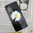 قاب گوشی Galaxy A32 4G سامسونگ لیزری محافظ لنز دار دور سیلیکونی طرح گل بابونه کد 533