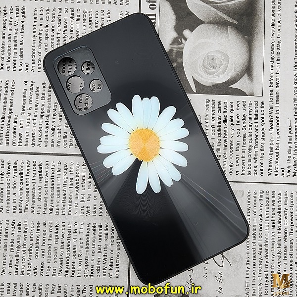 قاب گوشی Galaxy A32 4G سامسونگ لیزری محافظ لنز دار دور سیلیکونی طرح گل بابونه کد 533