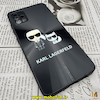 قاب گوشی Galaxy A51 سامسونگ لیزری محافظ لنز دار دور سیلیکونی طرح کارل لاجرفلد KARL LAGERFELD کد 591