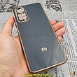 قاب گوشی Redmi Note 11 4G - Redmi Note 11S شیائومی طرح ژله ای مای کیس گلد لاین دور طلایی محافظ لنز دار مشکی کد 27