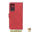 کیف گوشی Redmi Note 11 4G - Redmi Note 11S شیائومی مگنتی طرح چرم کتابی محافظ لنزدار قرمز کد 278