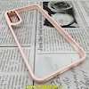 قاب گوشی Galaxy A30S - Galaxy A50S - Galaxy A50 سامسونگ اورجینال متال کیس Metal طرح پشت طلق شفاف دور سیلیکونی گلبهی کد 639