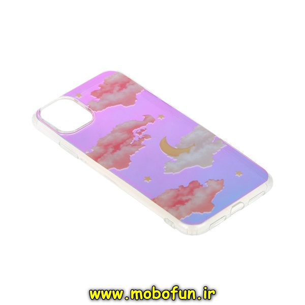 قاب گوشی iPhone 11 Pro Max آیفون طرح هولوگرامی هفت رنگ براق IMD کد 406