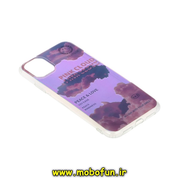 قاب گوشی iPhone 11 Pro Max آیفون طرح هولوگرامی هفت رنگ براق IMD کد 407