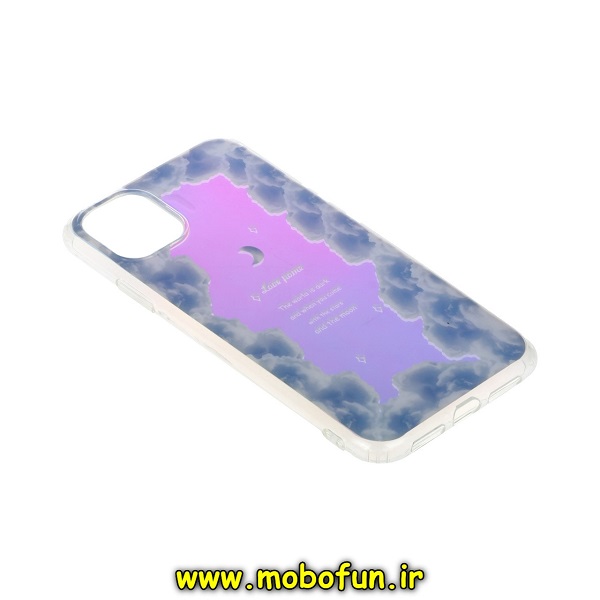قاب گوشی iPhone 11 Pro Max آیفون طرح هولوگرامی هفت رنگ براق IMD کد 408