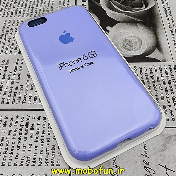 قاب گوشی iPhone 6 - iPhone 6s آیفون سیلیکونی اورجینال پاک کنی درجه یک زیربسته یاسی کد 287