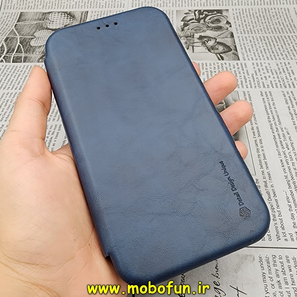 کیف گوشی موبایل iPhone 14 Pro Max آیفون کلاسوری اورجینال دادوو Dadoo مدل SPORT 2023 سرمه ای کد 44