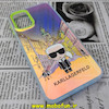 قاب گوشی Galaxy A13 4G سامسونگ طرح ضدضربه هولوگرامی لنز رنگی هفت رنگ کارل لاجرفلد KARL LAGERFELD کد 282