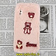 قاب گوشی Galaxy A30S - Galaxy A50S - Galaxy A50 سامسونگ طرح عروسکی برجسته خزدار پشمالو صورتی زرشکی کد 695