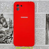 قاب گوشی Galaxy A03 2022 سامسونگ سیلیکونی اورجینال سورا SORA پاک کنی درجه یک زیربسته محافظ لنز دار قرمز کد 47